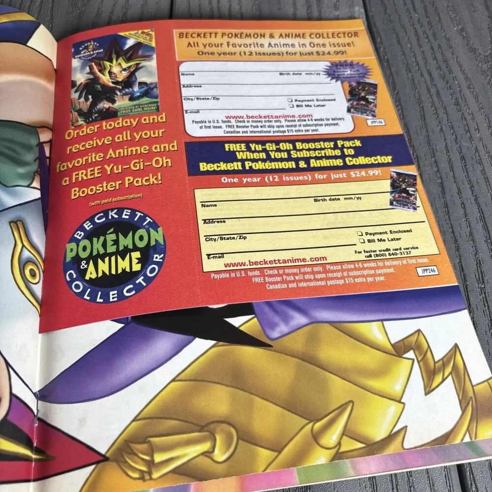 Pokemon Heroes BECKETT POKEMON & ANIME COLLECTOR MAGAZINE - 6/2003 #46 W/ POSTER